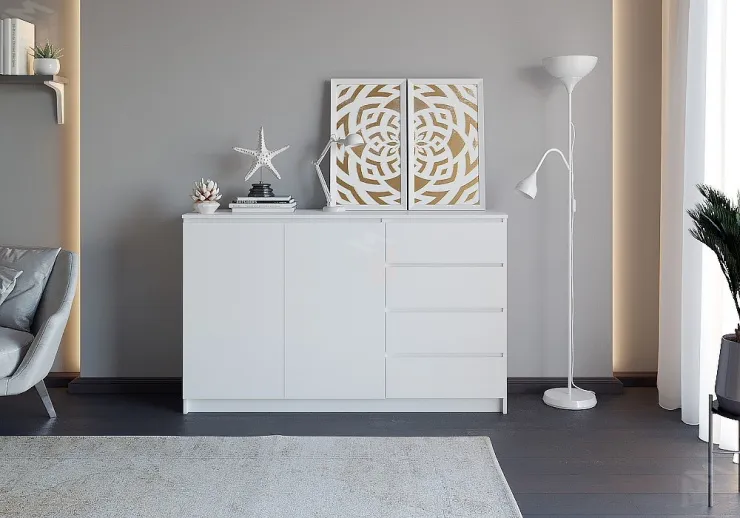 Комод Мори 1600.1 белый