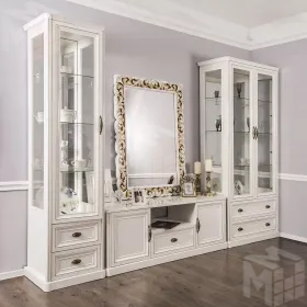 Зеркало Натали белый глянец (гостиная)