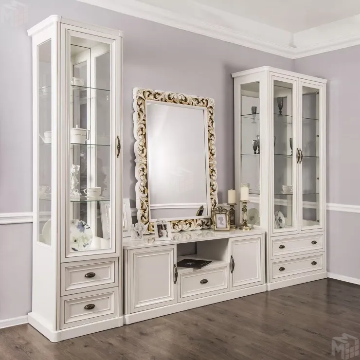 Зеркало Натали белый глянец (гостиная)