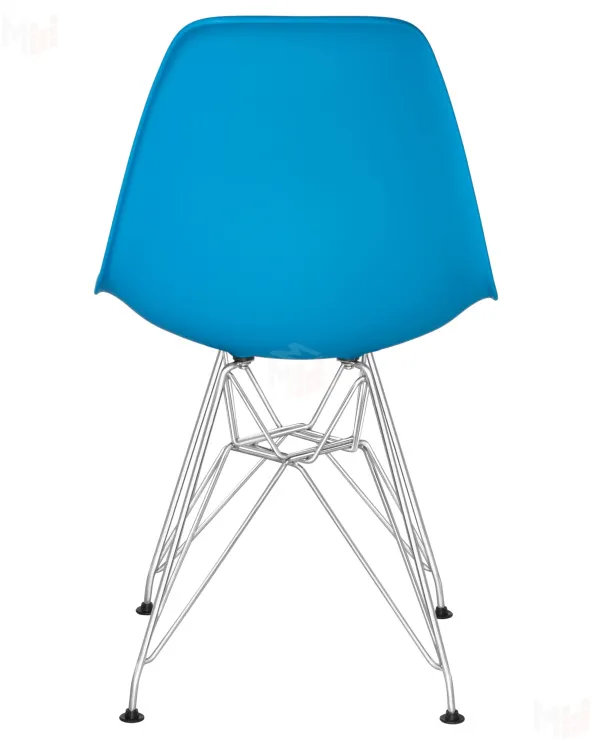 Стул обеденный DOBRIN DSR (ножки хром, цвет голубой (BE-02))