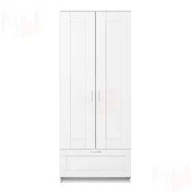 Шкаф Сириус 2 двери 1 ящик белый