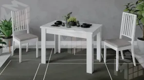 Стол раздвижной Промо  тип 4 Белый