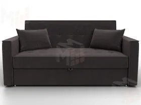 Диван прямой Лига-104 (140) ( SEVEN 727 коричневый )