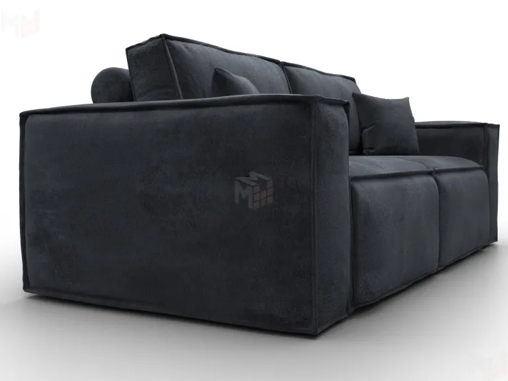 Диван прямой Лига-081 НПБ ( TOWER 11 темно-серый )