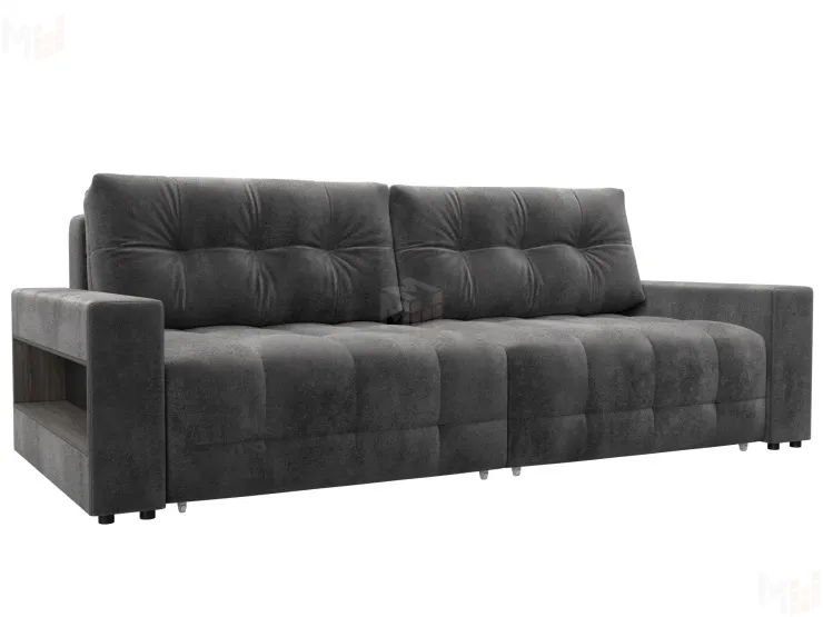 Диван прямой с полками Лига-053 НПБ