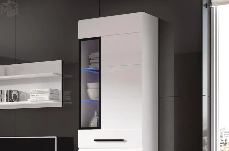 Шкаф-витрина Кёль 1960 Белый