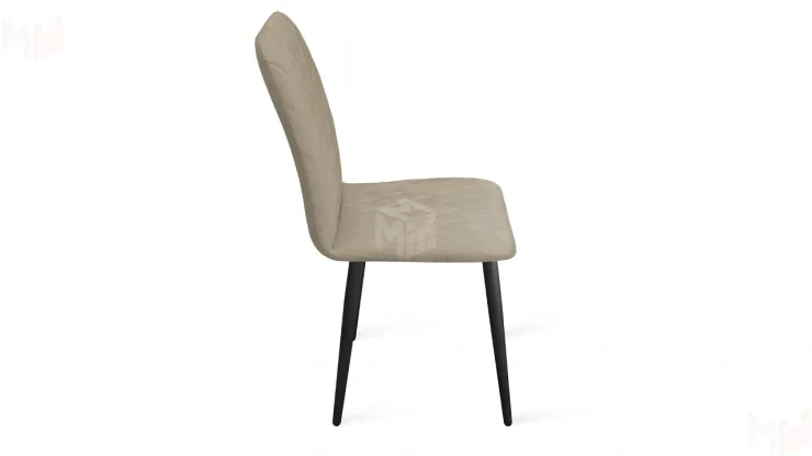 Стул Стенли К1С Черный муар, Велюр Confetti Smoke