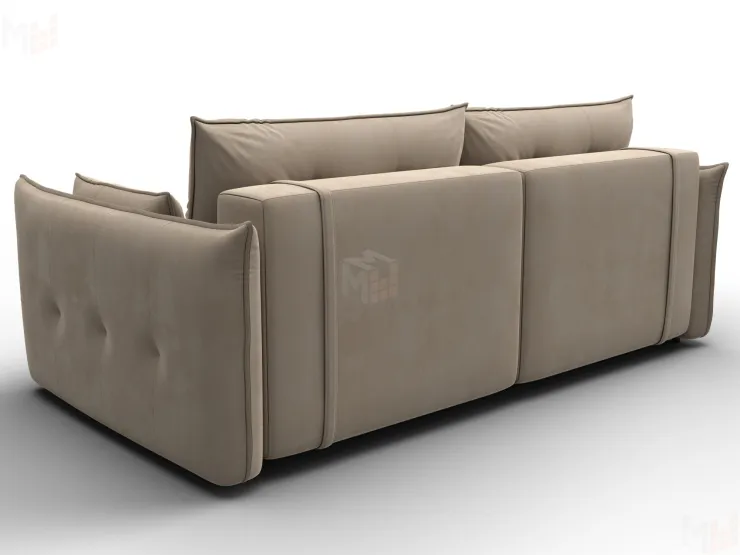 Диван прямой Лига-100 НПБ ( SEVEN 729 бежевый )