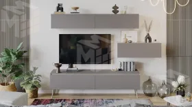 Гостиная Глосс №6 - ГН 319.06 Баттл Рок, Стекло Светлый Stone(St)