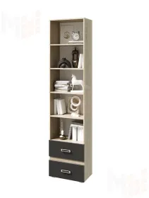 Пенал Ким открытый (сонома/графит софт)