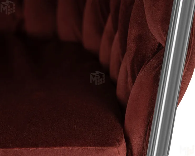 Стул барный DOBRIN MARCEL (винный велюр (MJ9-35))