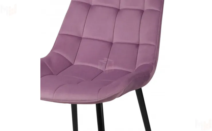 Барный поворотный стул Эйден Confetti lilac/черный