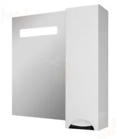 Шкаф-зеркало Грация 75 левый/правый с подсветкой LED Домино