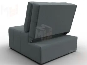 Кресло-кровать Лига-107 (80) ( Амур 07 серый )