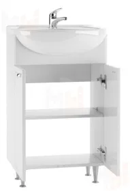 Тумба под умывальник "Уют 55 Классик" без ящика Айсберг