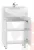 Тумба под умывальник "Уют 55 Классик" без ящика Айсберг