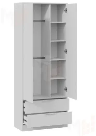 Шкаф для одежды Марли - 403.007.000 Белый