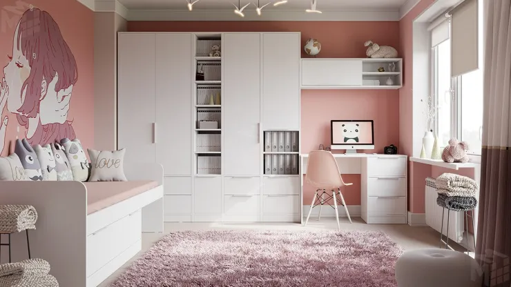 Набор детской мебели Марли № 2 Белый