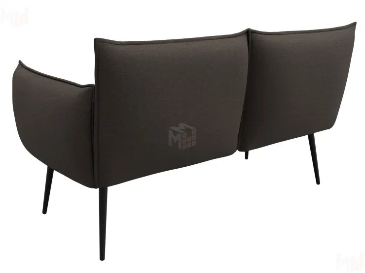 Диван прямой Лига-083 ( рогожка Амур 05 коричневый )