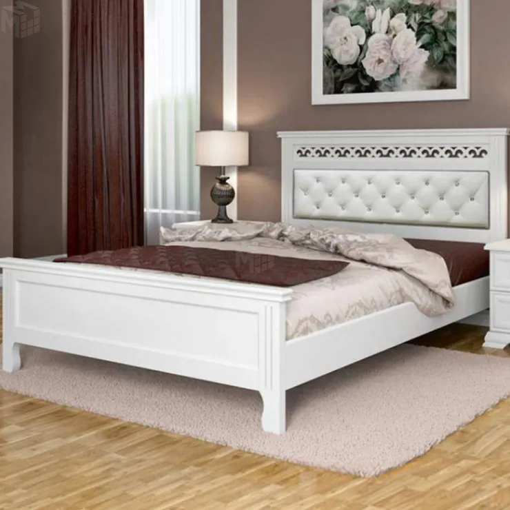 Кровать Грация (160*200) античный белый