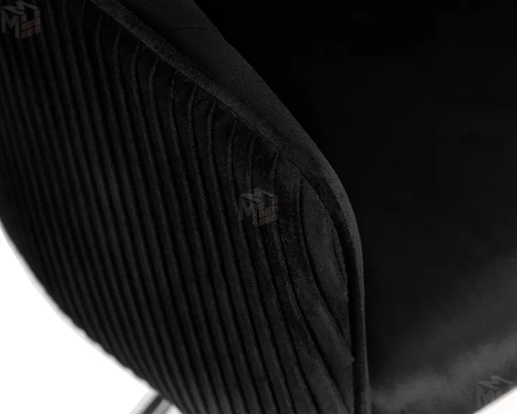 Стул барный DOBRIN DARCY BLACK (черный велюр (1922-21))