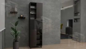 Пенал Копенгаген (венге/черный матовый)