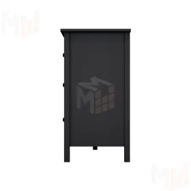 Комод КЫМОР 8 ящиков черный