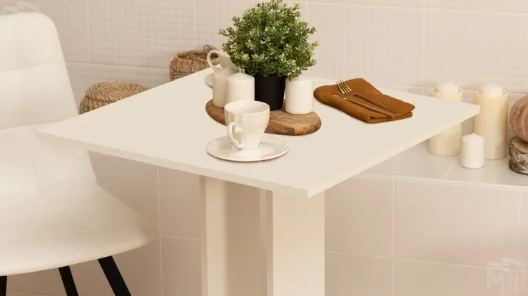 Стол обеденный Анкона Тип 1  Белый