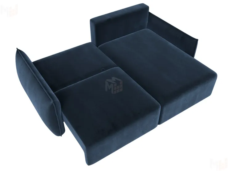 Диван угловой Лига-051 НПБ угол универсальный ( TOWER 13 синий )