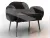 Кресло Лига-086 ( GRIFON 12 коричневый )