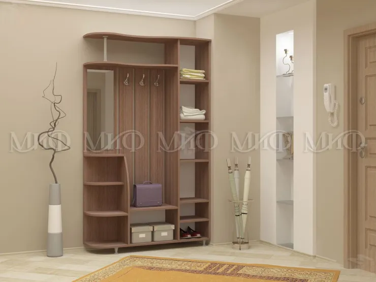 Прихожая Ксения-2 ясень шимо темный/светлый