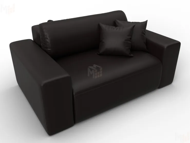 Кресло Лига-036 НПБ ( GRIFON 12 коричневый )