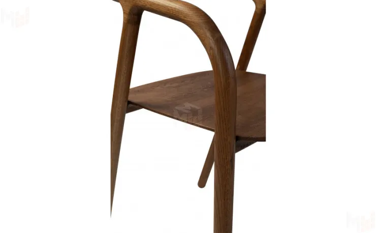 Кресло деревянное из массива дуба Соул Дуб темный