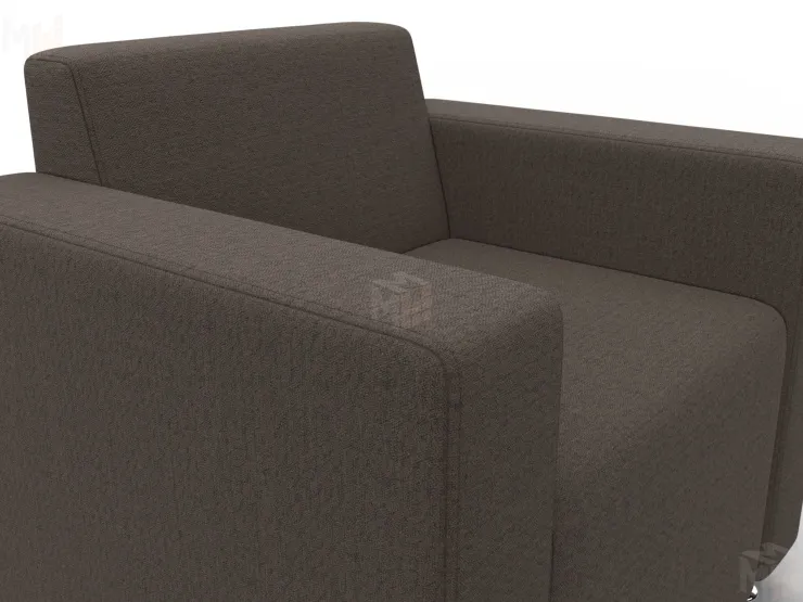 Кресло Лига-093 ВН ( Амур 05 коричневый )