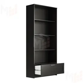 Стеллаж Сириус 78*190 см 1 ящик (венге)