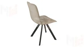 Стул Хьюго К2 Черный муар, Велюр Confetti Smoke