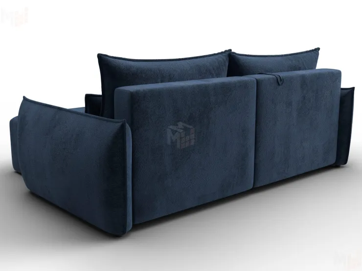 Диван угловой Лига-051 НПБ угол универсальный ( TOWER 13 синий )