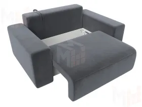 Кресло Лига-036 НПБ ( SEVEN 17 серый )