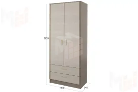 Шкаф 2-х дверный Юта 359.01