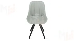 Стул Марвел  К4 Исп. 2 Черный муар Велюр Confetti Silver