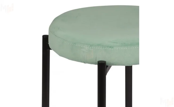 Табурет Кен Confetti aquamarine/черный