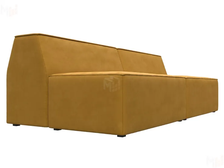 Диван прямой модульный Монс ( BRUT 10 желтый )