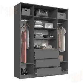 Шкаф Челси 1600 (графит)