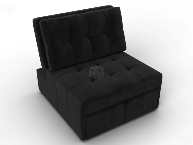 Кресло-кровать Лига-107 (80) ( SEVEN 35 черный )