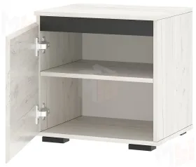 Тумба ГРЕТТА 500  Дуб Крафт белый