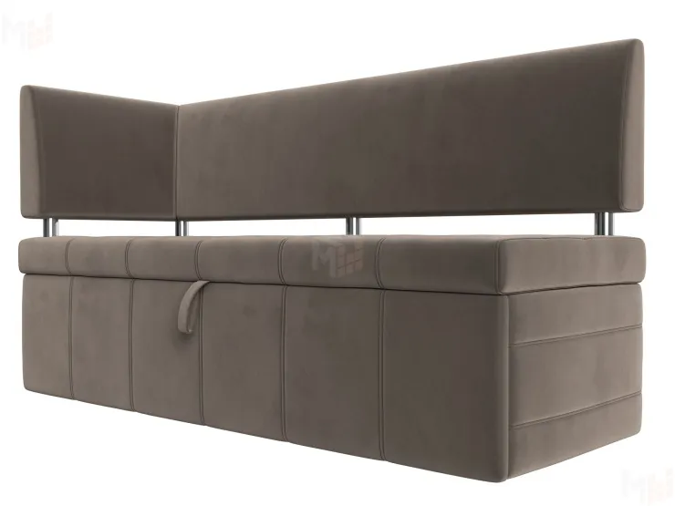 Диван кухонный прямой Стоун с углом левый