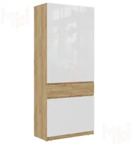 Шкаф Бостон ШК-001 (МДФ белый глянец)