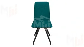 Стул Стенли К4 Черный муар, Велюр Confetti Izumrud