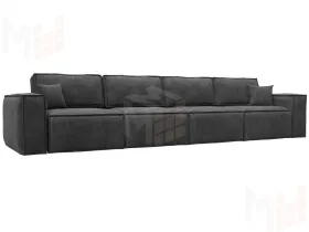 Диван прямой Лига-081 НПБ МегаЛонг ( BRUT 16 темно-серый )