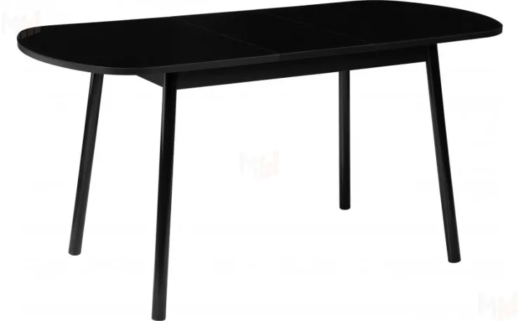 Стол раскладной стеклянный Вин 120 Черный